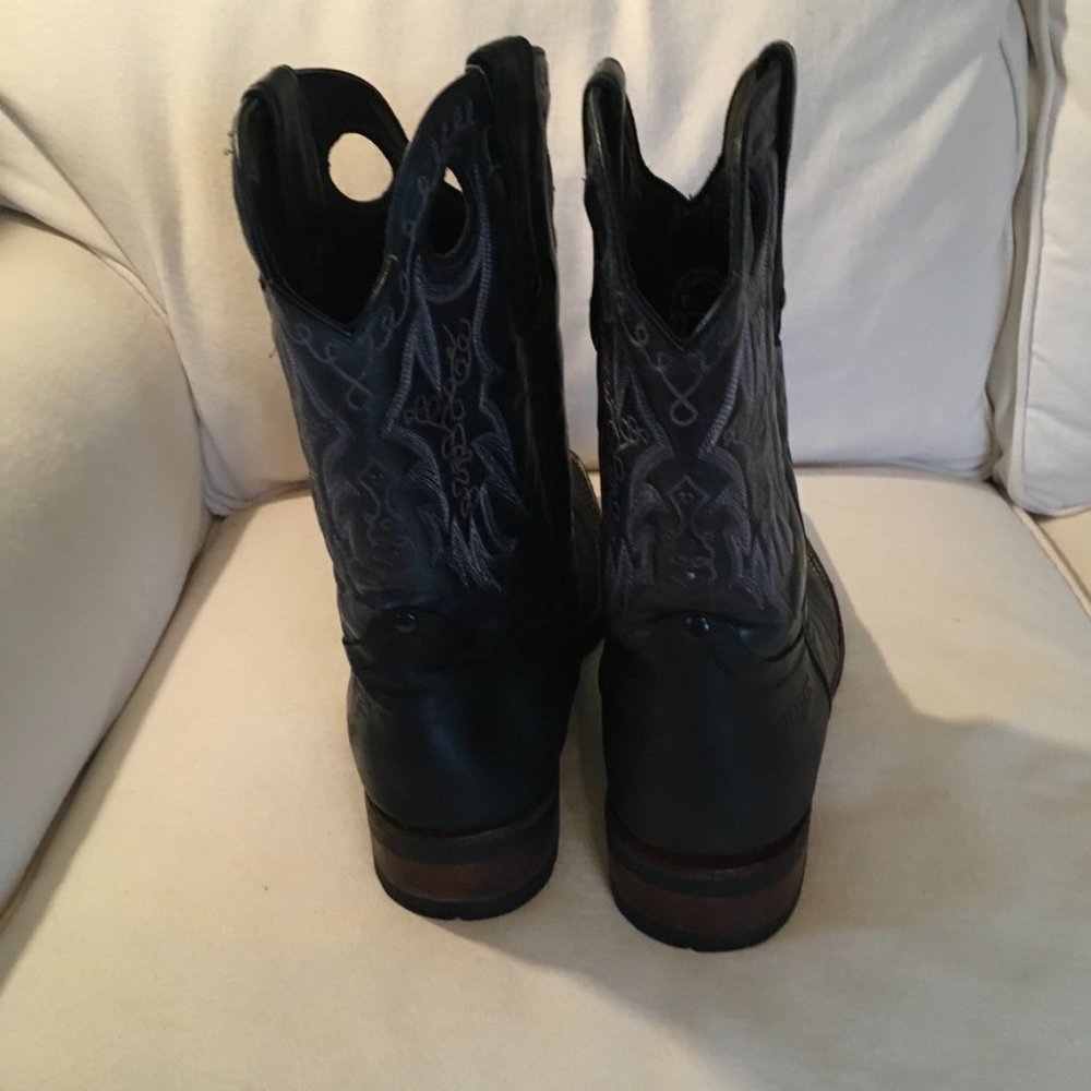 Denver Mountain Leather Western Boots Made In Mexico - Picture 6 of 16